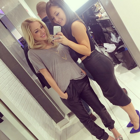 Source: kiraisa1 / Instagram "Went shopping with this cutie all day @mackenziepmusic ❤️ !! Round #2 tomorrow"