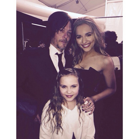 Source: lennonandmaisyofficial / Instagram "Norman reedus from the walking dead. Sweetest thing in the world."