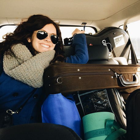 Source: thelovelocks / Instagram "Three weeks on the road? No praaaaabs. #packlightyeahright #twochicks #thetravelingkitchen #somanyinstruments"