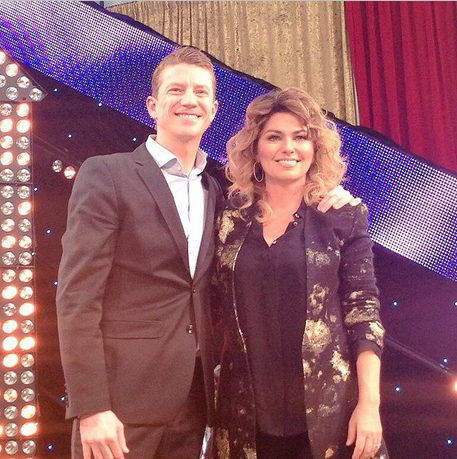 Source: thepaulmcguire / Instagram "So that happened. Great chat with @shaniatwain @CMTCanada today. #stilltheone #greataudience"