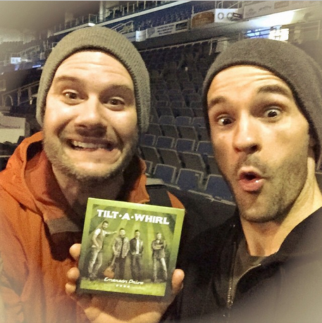 Source: emersondrive / Instagram "Look what just showed up. Our brand new CD!! #EmersonDrive #NewSingle #WhoWeAre #TiltAWhirlTour #BigStarRecordings #Invictus"