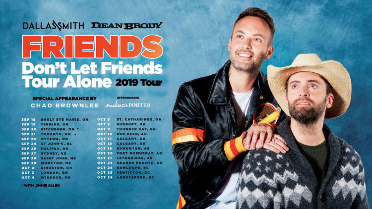 Dean Brody & Dallas Smith Friends Tour Dates