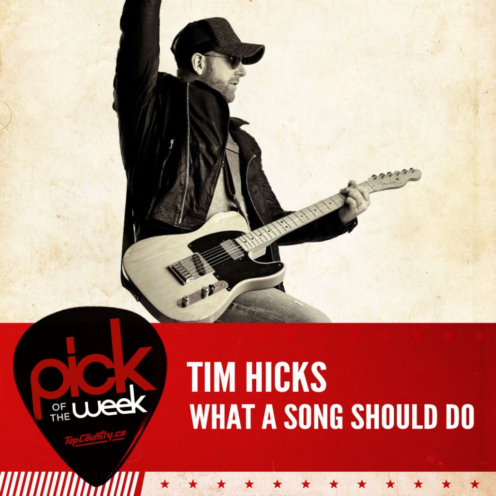 Tim Hicks - What A Song Should Do